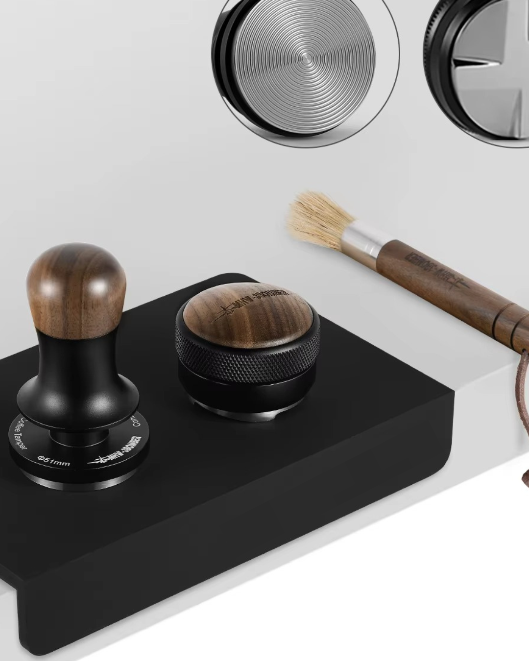 At-Home All-In-One Calibrated Coffee Tamper Set