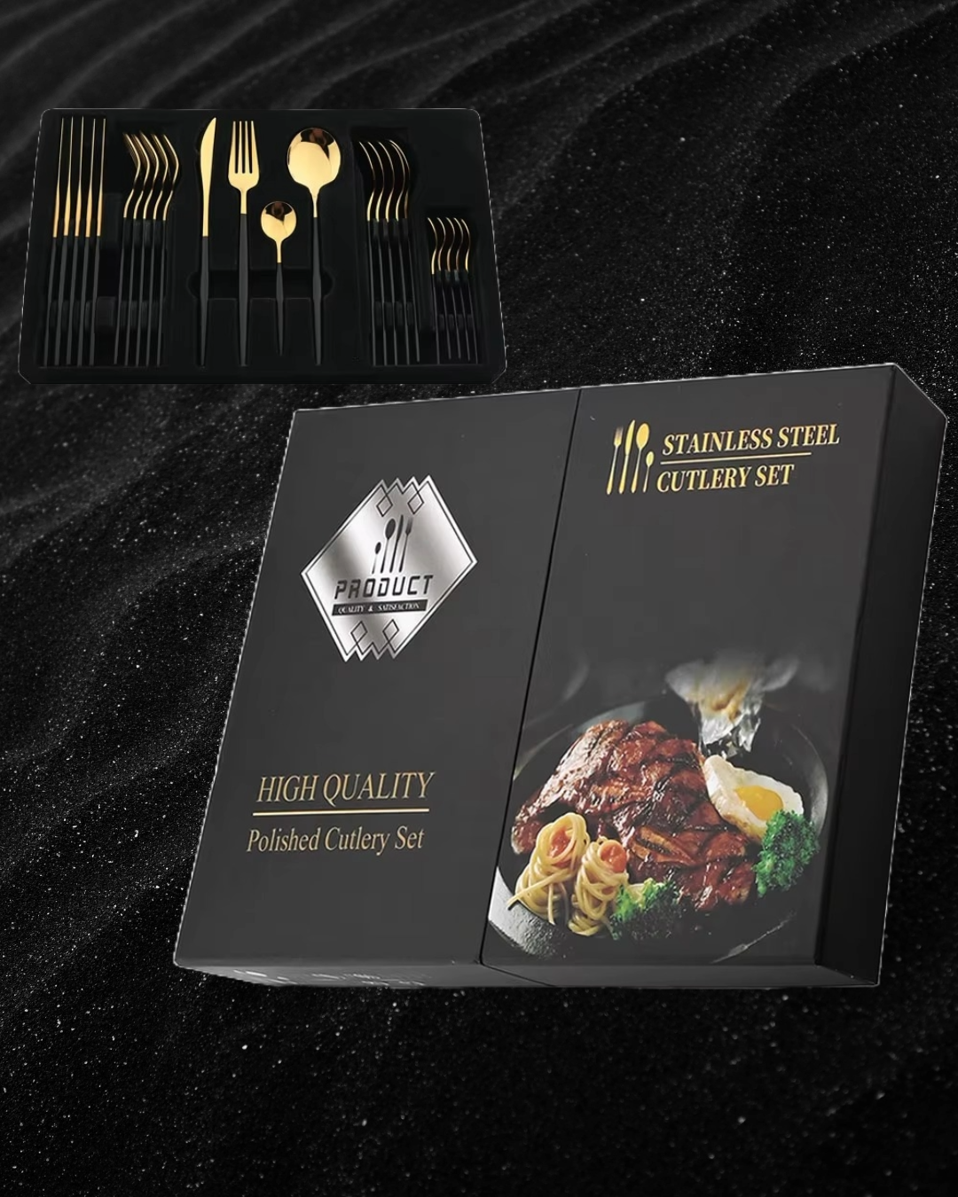 24 Pieces Cutlery Set