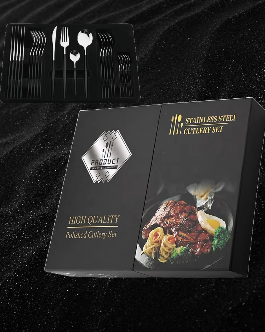 24 Pieces Cutlery Set