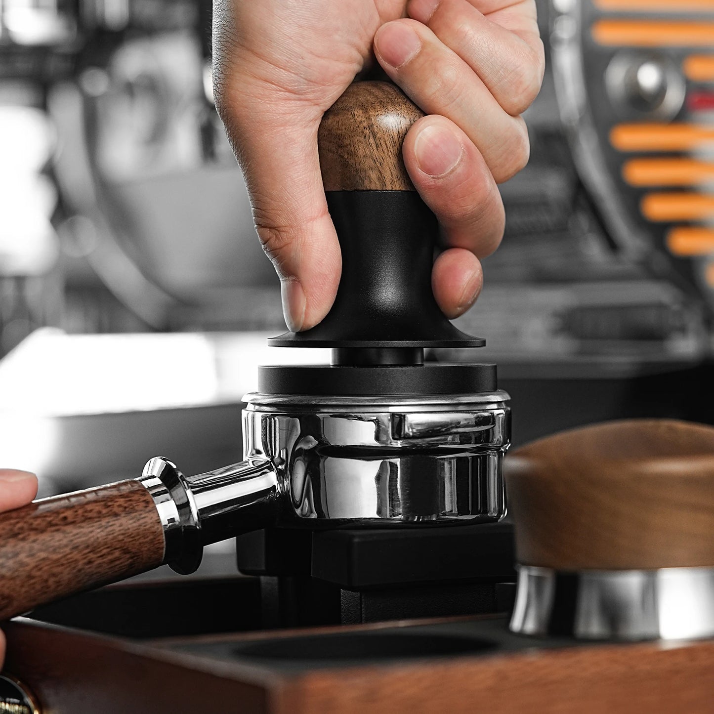 At-Home All-In-One Calibrated Coffee Tamper Set