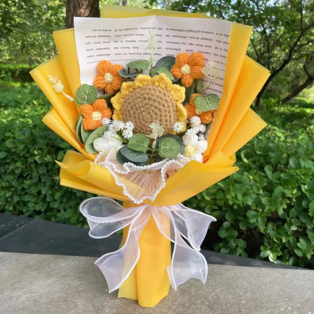 Freshly Knitted Bouquet Flowers Crochet