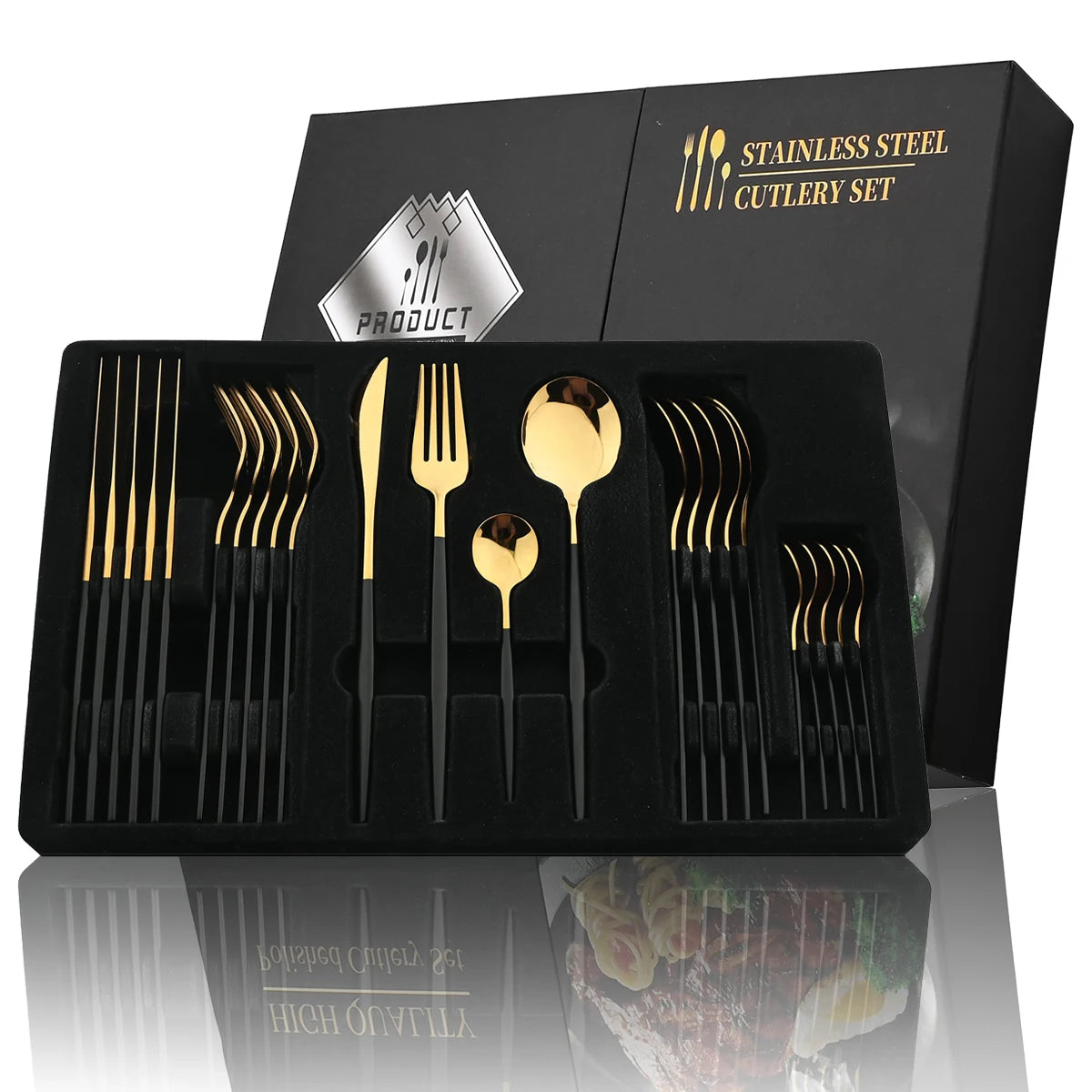 24 Pieces Cutlery Set