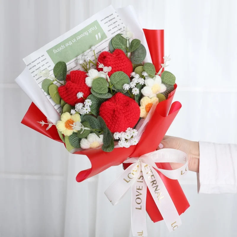 Freshly Knitted Bouquet Flowers Crochet