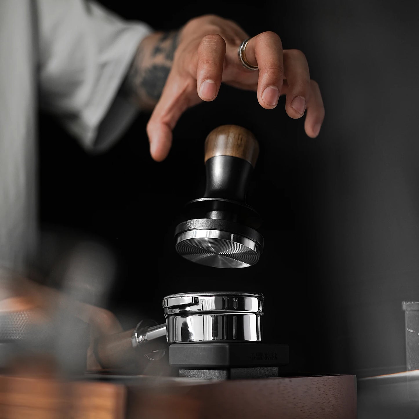 At-Home All-In-One Calibrated Coffee Tamper Set
