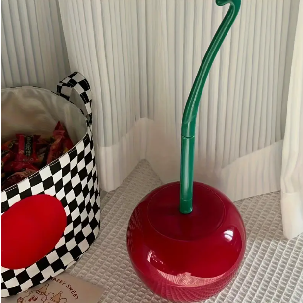 Aesthetic Cherry Toilet Scrubber