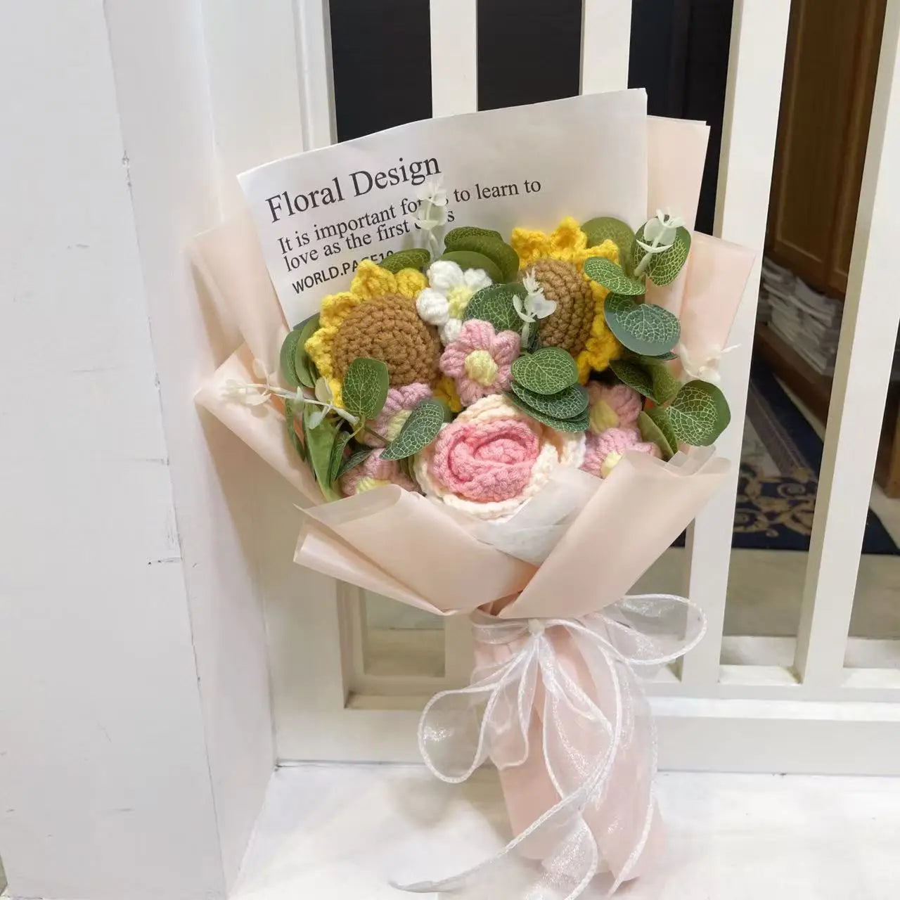 Freshly Knitted Bouquet Flowers Crochet
