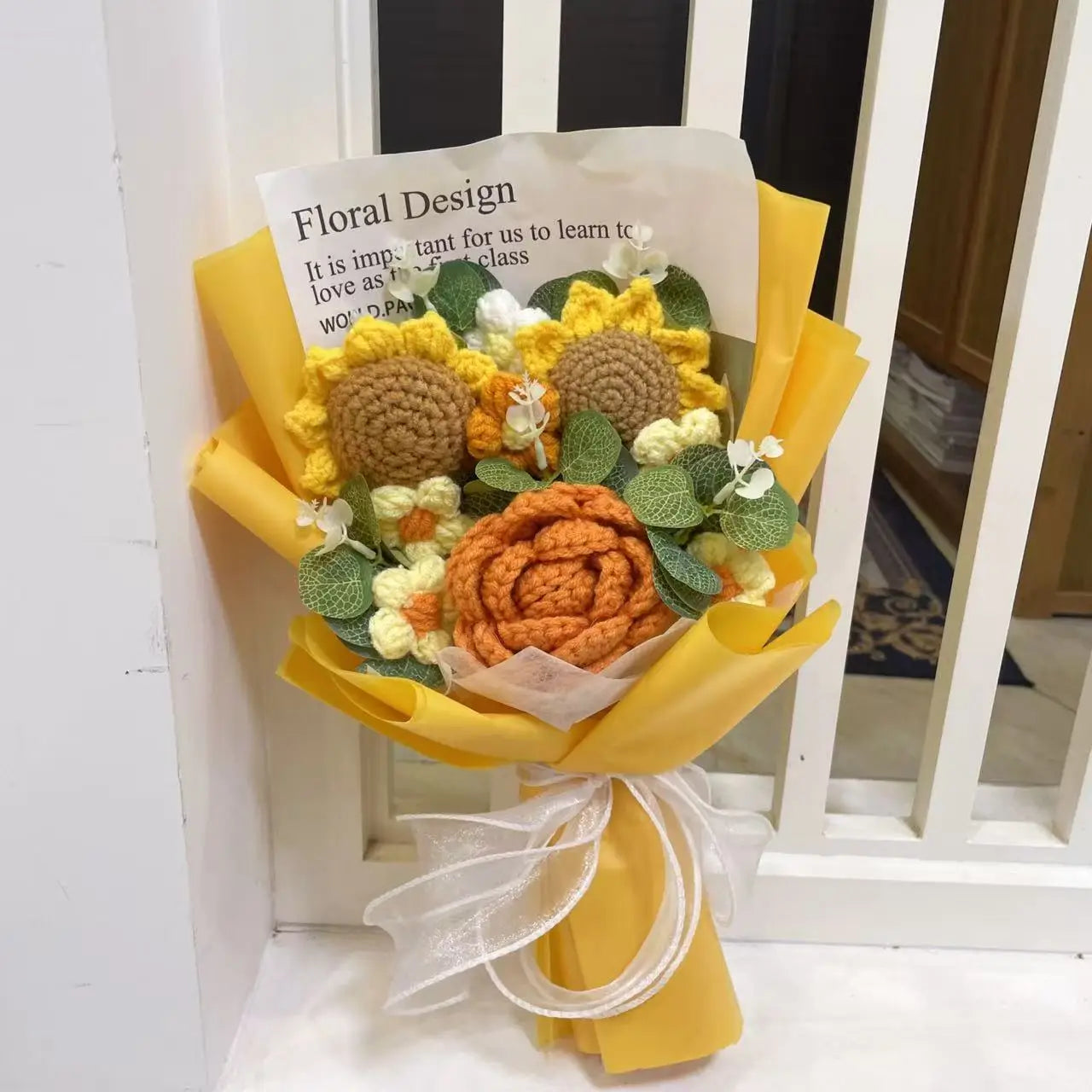 Freshly Knitted Bouquet Flowers Crochet