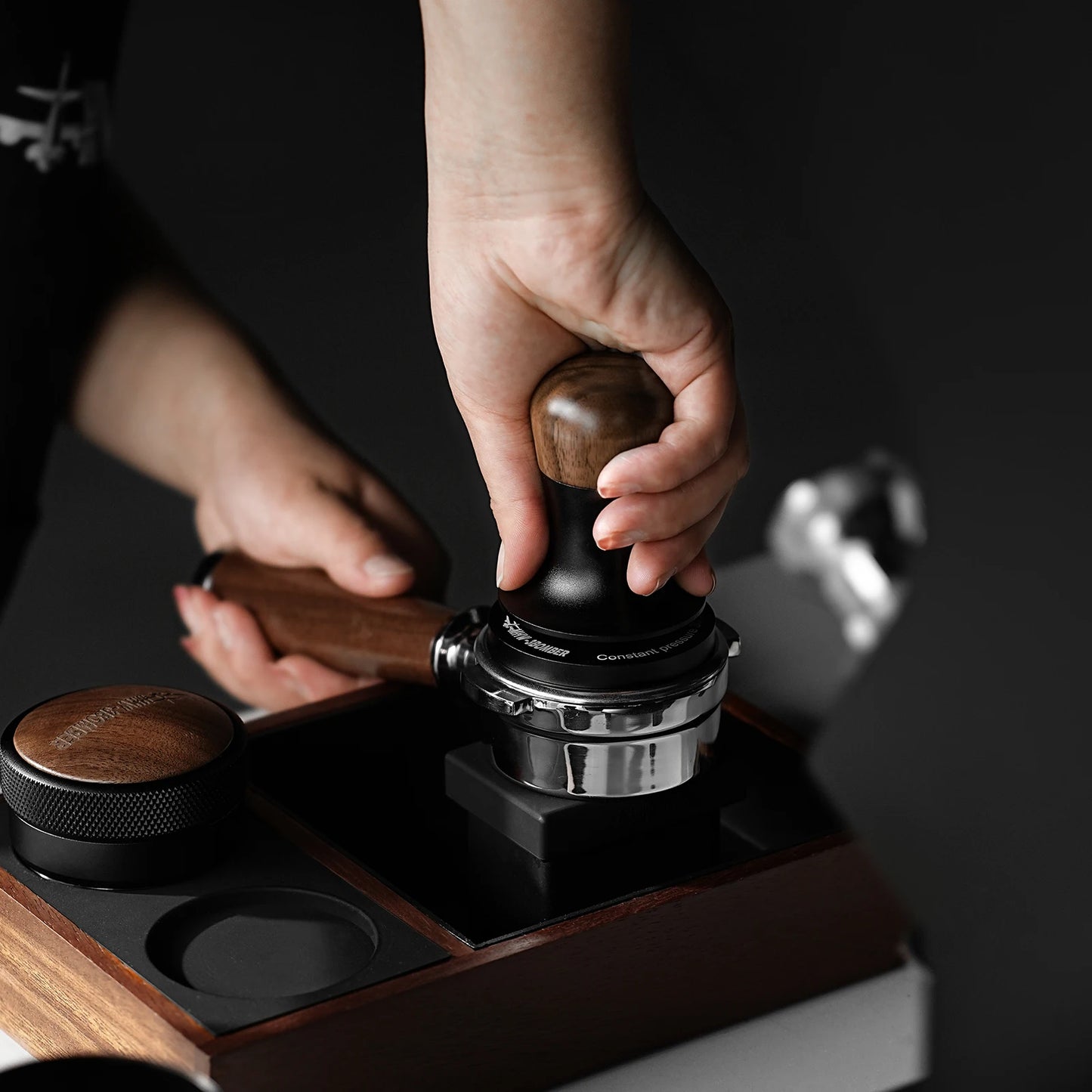At-Home All-In-One Calibrated Coffee Tamper Set