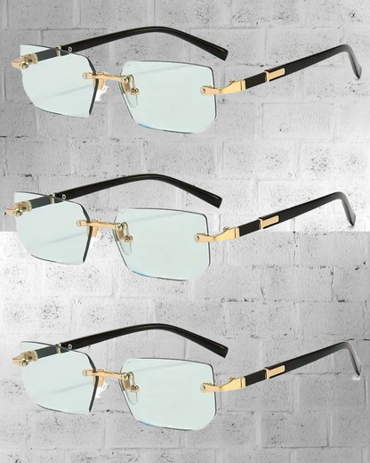 Rimless Rectangle Sunglasses