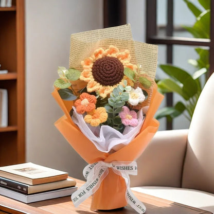 Handmade Crochet Flower Bouquet