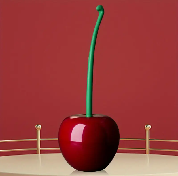 Aesthetic Cherry Toilet Scrubber