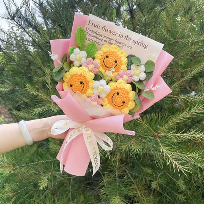 Freshly Knitted Bouquet Flowers Crochet